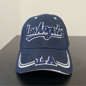 Los Angeles Dodgers MLB Hat Cap Blue White Adjustable Adult Embroidered by Lanza